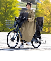 【当商品送料無料】レインコート レディース 自転車 リュック対応 通販 レイン コート カッパ かっぱ 雨合羽 雨がっぱ ヘルメット対応 通学