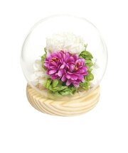 【当商品送料無料】お供え ガラスドーム 供養 仏花 通販 フラワーアレンジメント プリザーブドフラワー プリザードフラワー 供え花 献花 飾り