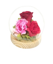 【当商品送料無料】お供え ガラスドーム 供養 仏花 通販 フラワーアレンジメント プリザーブドフラワー プリザードフラワー 供え花 献花 飾り