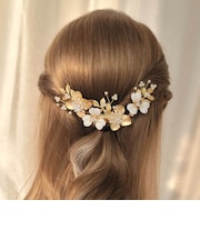 【当商品送料無料】Rora ヘアクリップ キッズ 3個セット 通販 ローレン 花冠 髪飾り 髪留め 花 フラワー ゴールド 女の子 子供 子ども