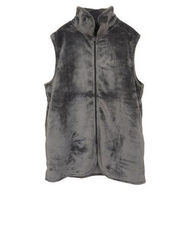 【当商品送料無料】グロリア ジップアップベスト 通販 ジップアップ ベスト ルームベスト ルームウェア 部屋着 着る毛布 ふわふわ フワフワ 暖かい