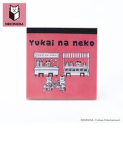 【当商品送料無料】NEKONOBA グッズ 通販 ネコノバ メモパッド 紙 メモ帳 スクエアメモパッド メモ 正方形 かわいい キャラクター 猫