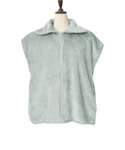 【当商品送料無料】ルームウェア ベスト 通販 WARMY ジレ 着るブランケット 現代百貨 A702 レディース かわいい おしゃれ 部屋着