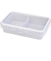 【当商品送料無料】push&push ランチボックス 800ml 通販 弁当箱 お弁当箱 仕切り付き フードコンテナ 保存容器 1段 一段