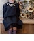 【当商品送料無料】Rora ワンピース 通販 ダリア ストーンワンピース 子供服 キッズワンピース 長袖 カジュアル チュール レース 女の子