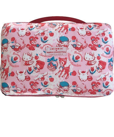 【当商品送料無料】スイマー サンリオ トラベルポーチ 圧縮 通販 SWIMMER×SANRIO 圧縮ポーチ 圧縮袋 旅行 トラベル 旅行ポーチ