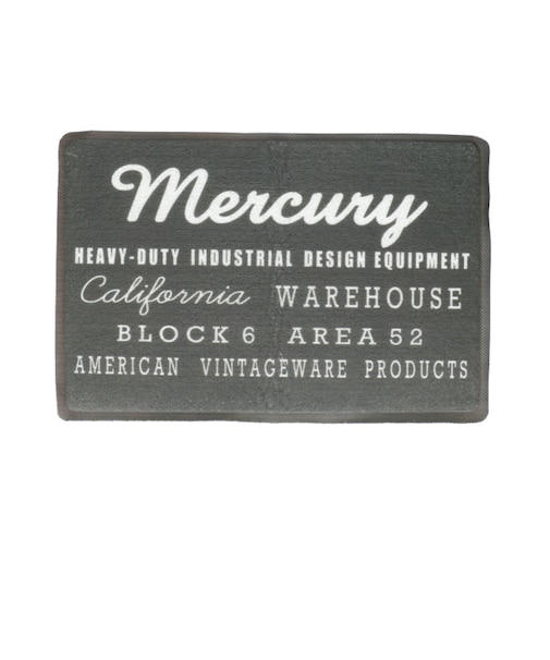 【当商品送料無料】玄関マット オシャレ 通販 MERCURY マーキュリー ガレージマット エントランスマット 屋外 屋内 玄関 ガレージ