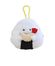 【当商品送料無料】ぎゅっとおにぎりさん ポーチ 通販 カラビナポーチ カラビナ付きポーチ マスコット 小物入れ アクセサリーポーチ イヤホンケース