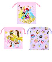【当商品送料無料】巾着 キャラクター 通販 コップ袋 コップ入れ 歯ブラシ入れ 3枚セット 給食袋 Sサイズ 巾着袋 幼稚園 保育園 小学校 入園