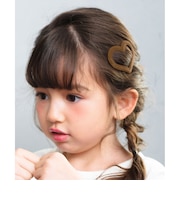 【当商品送料無料】Rora パッチン留め 2個セット 通販 ローラ ラナ スウェード パッチンピン パッチンどめ ヘアピン 髪留め 髪飾り ハート