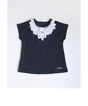【当商品送料無料】Rora キッズ Tシャツ 半袖 女の子 通販 ローラ ヨル カットソー 半袖Tシャツ 夏服 半袖トップス トップス レース