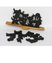 【当商品送料無料】キャットスタックタワー 20pcs set 通販 バランス 積み木 オブジェ バランスゲーム 北欧モダン 木製つみき ネコグッズ