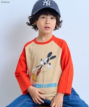 ミッキーマウスラグランロンT