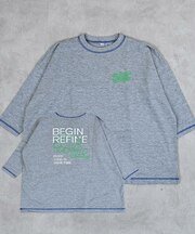 【COTTON from U.S.A】前後プリントビックロンT