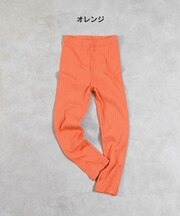 無地リブレギンス