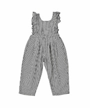 COTTON from U.S.A デニム3WAYフリルサロペット
