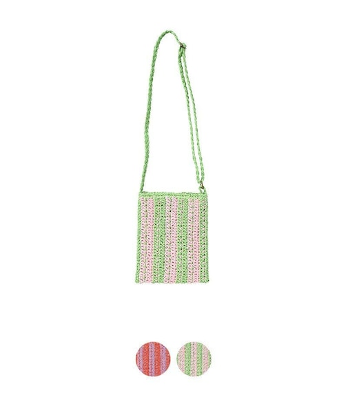 ストライプペーパーショルダーBAG