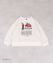 裏毛グラフィックトレーナー