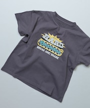 S / Sプリント半袖Tシャツ