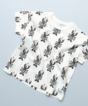 総柄ワイド半袖Tシャツ