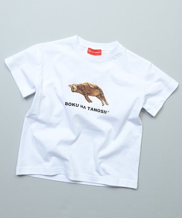 【別注】 BOKUHATANOSIIお昼寝ネコ半袖Tシャツ/ 大人サイズ