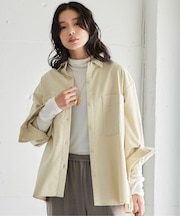 セミスウェードシャツ / ハンドウォッシャブル【JAPAN FABRIC】