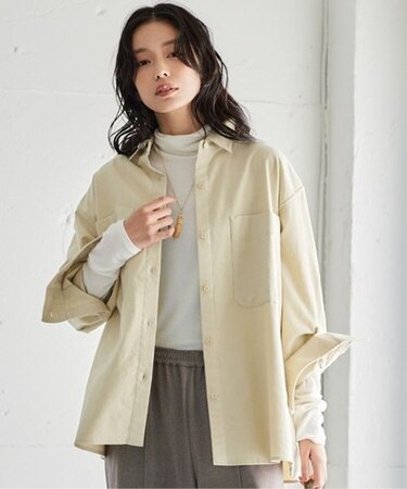 セミスウェードシャツ / ハンドウォッシャブル【JAPAN FABRIC】