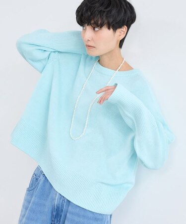 バックスリットワイドニット
