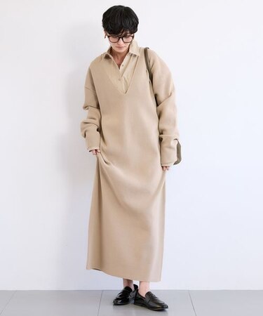 畔編みワンピース / ハンドウォッシャブル