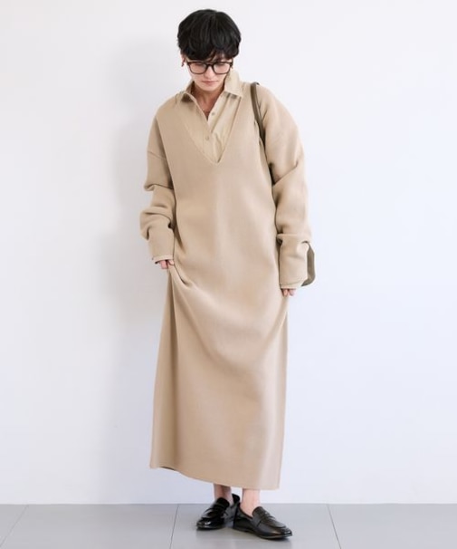 畔編みワンピース / ハンドウォッシャブル