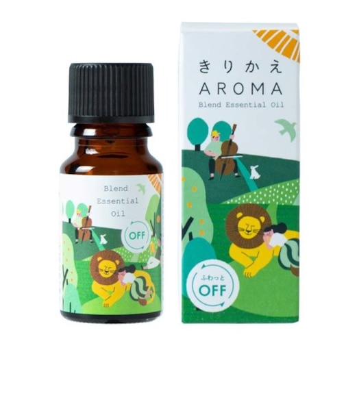 きりかえアロマ ブレンドエッセンシャルオイル ふわっとオフ 10ml