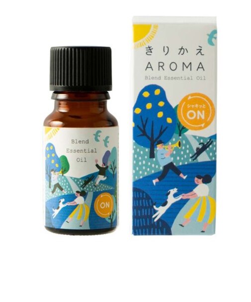 きりかえアロマ ブレンドエッセンシャルオイル シャキッとオン 10ml