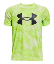 UAテック ショートスリーブTシャツ 〈オールオーバープリント〉〈ビッグロゴ〉(トレーニング/BOYS)