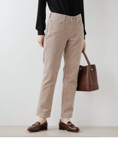 【60th×コラボ】EDWIN ストレッチライトコール テーパードパンツ