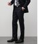 【撥水】SLIM FIT 無地 ノータックスラックス(セットアップ対応)
