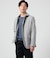 【吸水速乾・ストレッチ・ウォッシャブル】COOL COMFORT コットンリネン ピンヘッド コンバーチブルアウター(セットアップ対応）