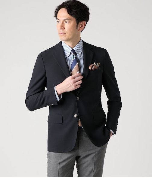 【防シワ】TRAVEL COMFORT ハイツイストクロス ブレザー