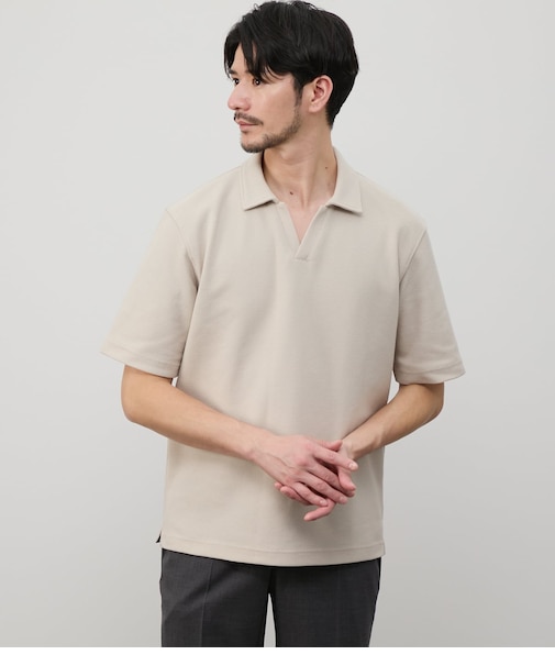 I cotoni di Albini スキッパー ポロシャツ