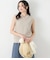 リネンライクワッフル Vネックノースリーブプルオーバー