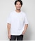 【吸水速乾】COOL COMFORT ニューヨーカーエンボスプリント 半袖 クルーネックTシャツ