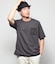 【吸水速乾】COOL COMFORT ニューヨーカーエンボスプリント 半袖 クルーネックTシャツ