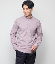 【ストレッチ】オックス ガンクラブ 長袖ショートボタンダウンシャツ