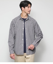 GIZA COTTON ニューヨーカータータン 長袖 オーバーサイズシャツ