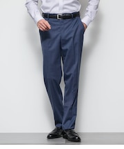 【防シワ・ストレッチ・ウォッシャブル】TRAVEL COMFORT シャークスキン スラックス