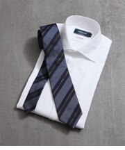 Classico Seta サテンカラーストライプ ネクタイ