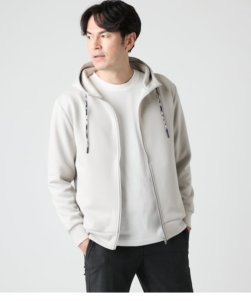 ダンボール ジップアップパーカ