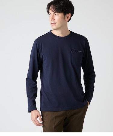 MVS天竺 長袖クルーネックTシャツ