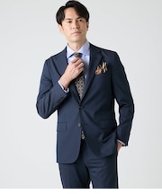 【ストレッチ・防シワ】FLEX COMFORT マイクロヘリンボーン スーツ