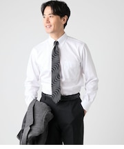 NY CARE FREE ドビークロス 長袖ボタンダウンシャツ