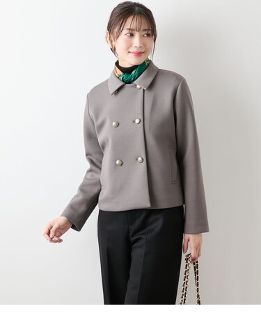 【ウォッシャブル】エアクッションダンボール ダブルブレストジャケット